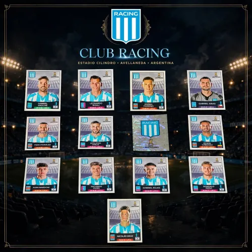 Kit de Figurinhas Racing Club Libertadores 2023