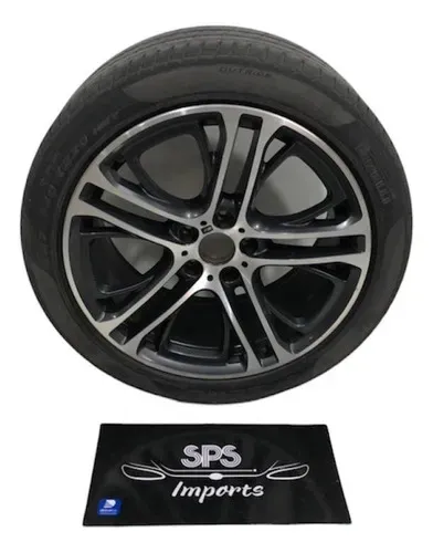 Roda Bmw X4 M Sport 35i Aro 20 Usada Original Cinza