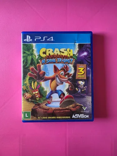 Jogo Ps4 Crash Bandicoot N Sane Trilogy 
