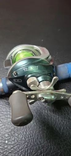 Kit de pesca Carrerilha + Vara + linha Multifilamento 