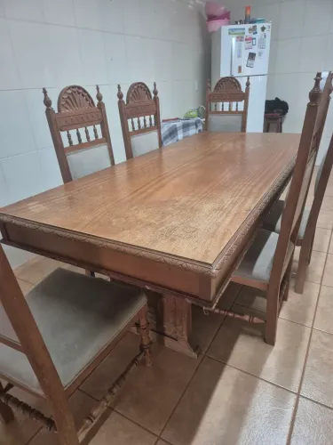 Mesa Madeira Maciça 8 lugares