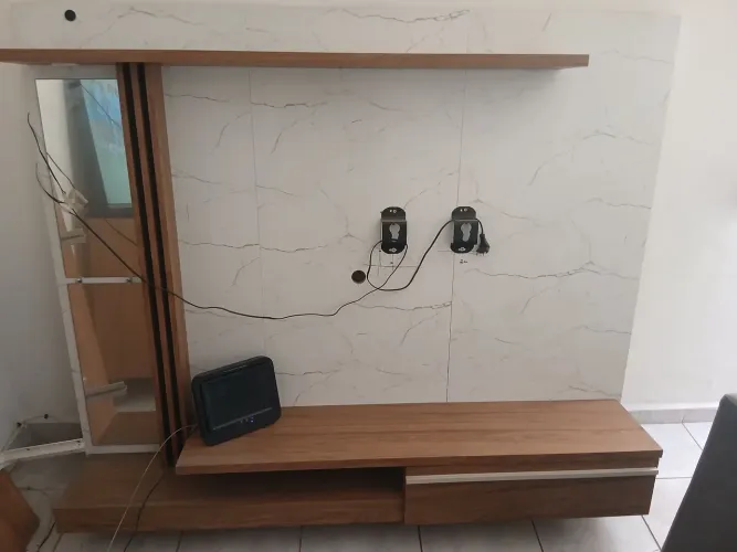 Painel led com espelho TV de ate 55"