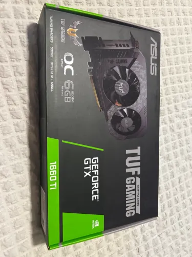 Placa de vídeo RTX1660 TI 6GB DDR6 TUF