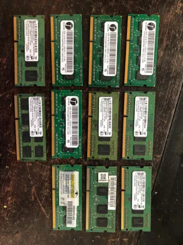 Memórias de notebook 4gb ddr3 R$ 40,00 a unidade