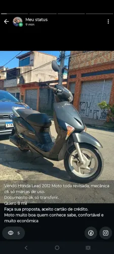 Honda Lead 2012 8 mil, faça sua proposta