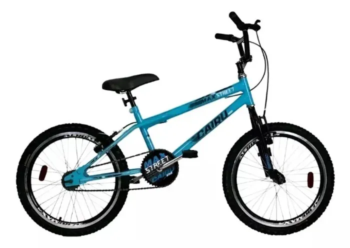 BICICLETA CAIRU MAX STREET - ARO 20 - AZUL - SEMINOVA - EXCELENTE ESTADO