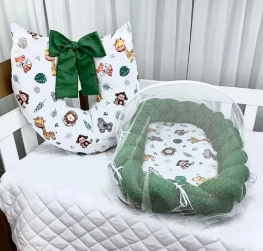 Ninho com almofada amamentação