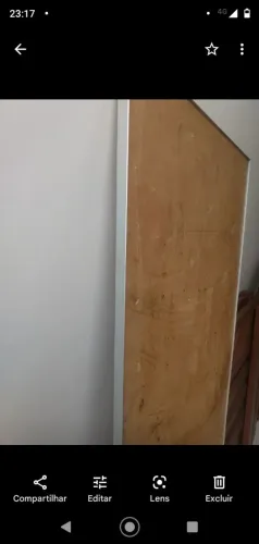 Moldura em alumínio para espelho 