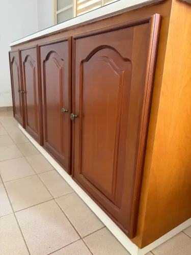 Buffet  Madeira Cerejeira + Tampo de Vidro  (não faço menos)