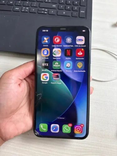 IPHONE 11 PRO MAX SEMINOVO (SEM FACE ID) 73% BATERIA