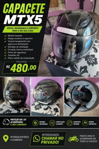 Capacete de moto