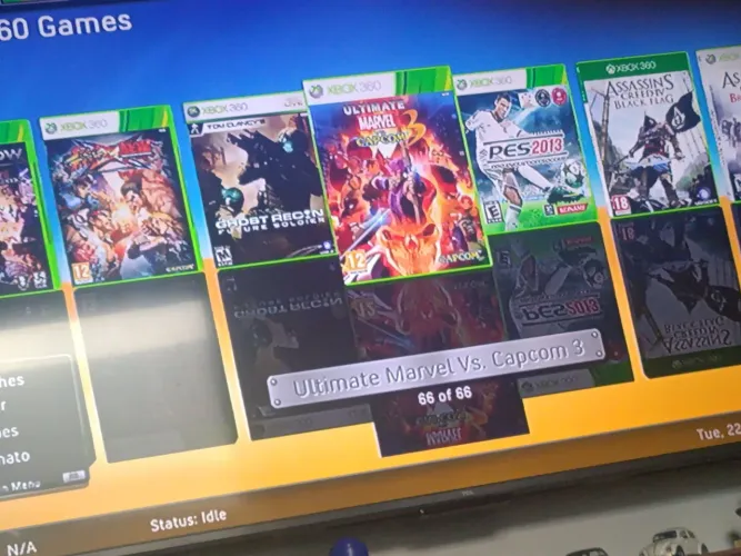 Xbox 360 cheio jogos