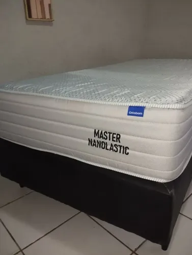 Colchão + Base (Ortobom Master Nanoplastic)