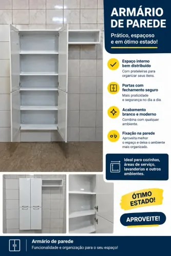 ARMÁRIO DE COZINHA / ARMÁRIO DE PAREDE