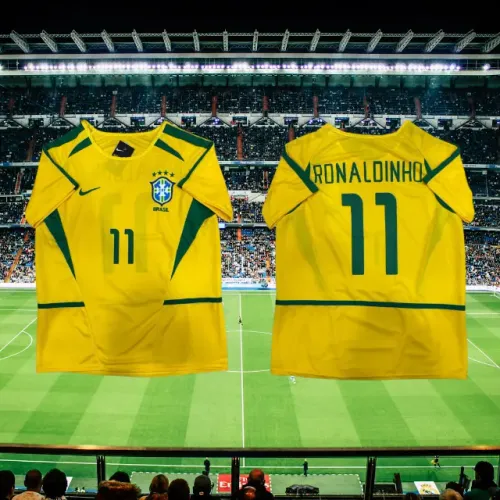 Camisa Seleção Brasileira Retrô Ronaldinho