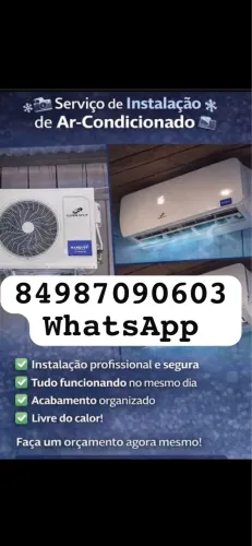 Instalação de ar-condicionado