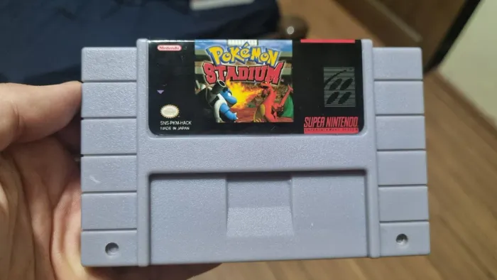 Fita Super Nintendo Pokemon Stadium