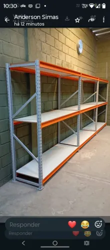 ESTANTES REFORCADAS PARA PEQUENOS DEPOSITOS 250 KILOS P NIVEL CENTERACO TEM *