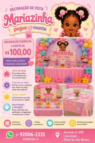 Pegue e monte e festa na mesa 