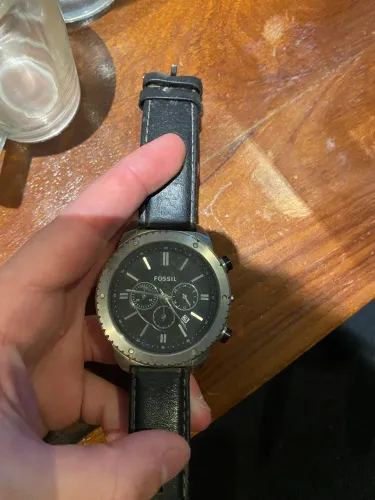 Relógio Fossil BQ1051 Masculino Cronógrafo - Pulseira de Couro