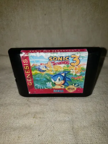 Fita do Mega Drive Sonic the Hedgehog 3