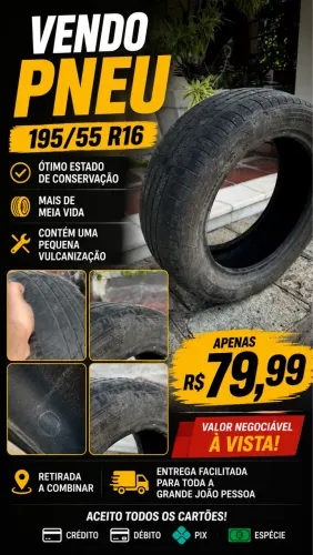 Pneu 195/55/16