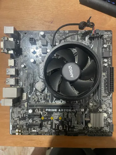 Kit upgrade - placa mãe a320m-k/br e Ryzen 3 2200g