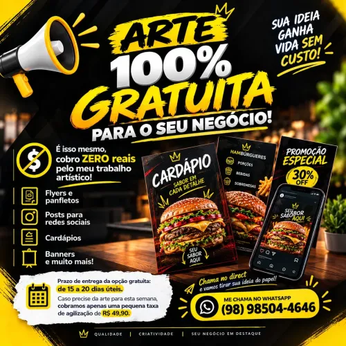 Arte 100% de GRAÇA