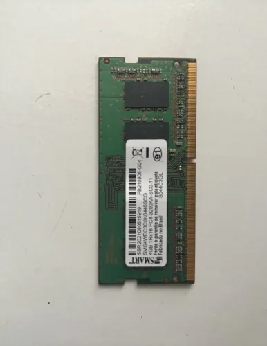 Memória RAM 4GB DDR4 3200MHz SMART para Notebook