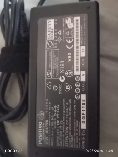 Carregador notebook positivo