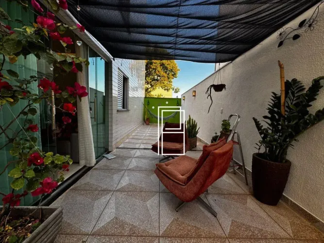 Apartamento Garden com 3 dormitórios à venda, 159 m² por R$ 840.000,00 - Santa Inês - Belo