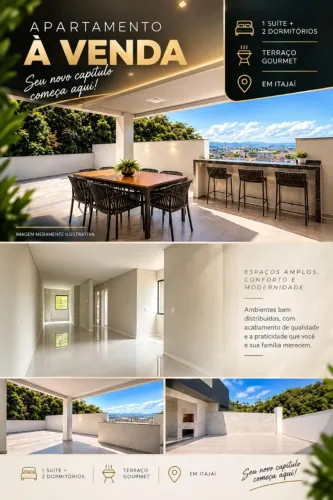 Apartamento 3 quartos, na Ressacada em Itajaí
