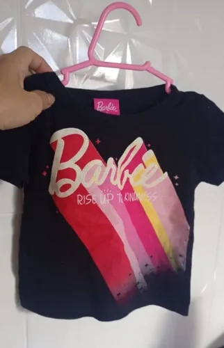 Blusa infantil Tam.1a  t-shirt barbie