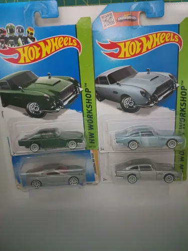 HOT WHEELS LOTE COM 4 ASTON MARTIN