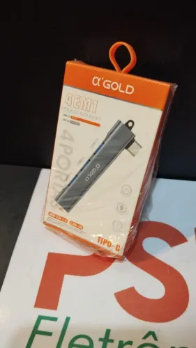 HUB USB 3.0 Adaptador Multi 4 Portas 