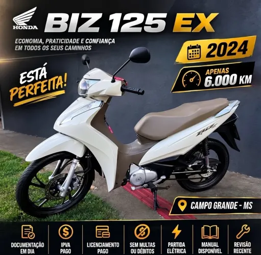 Honda Biz 125 EX/ 125 EX Flex 2024