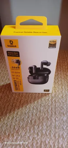 Fone de ouvido NOVO LACRADO Baseus EP10 Pro