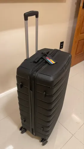 Mala de viagem grande Bagaggio Route Preta