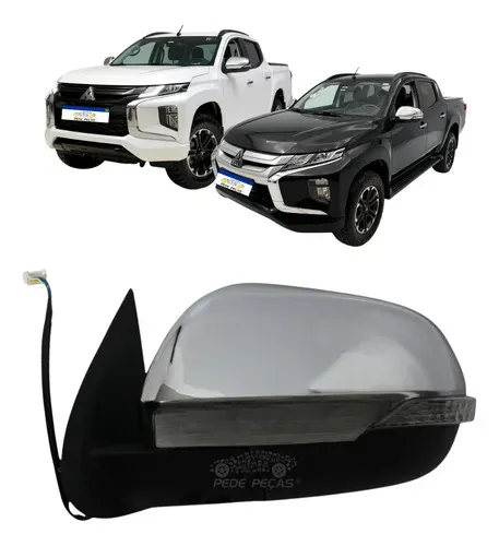 Retrovisor Esquerdo Mitsubishi Triton 2021 A 2025 Eletrico Esquerdo