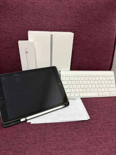 iPad 8ª Geração 32GB + Apple Pencil + Teclado Apple + Capa | Kit Completo