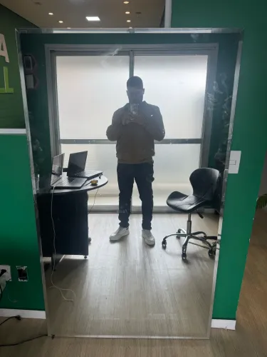 Espelho bisotê 1,70x1,00 sem avarias