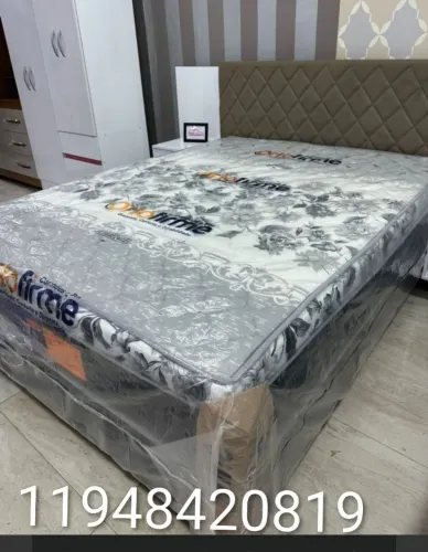 Promoção camas box casal com colchão novas pronta entrega
