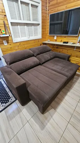 Vendo sofá retrátil, poucos meses de uso, estado de novo!