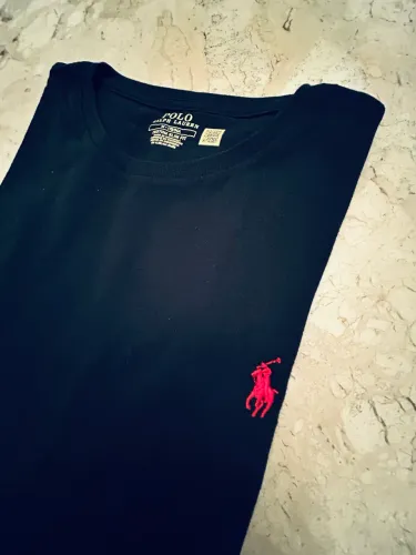 Camiseta Polo Ralph Lauren Preta Original (Seminova)- Tamanho M
