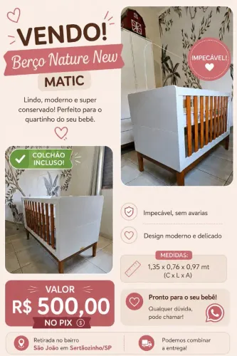 VENDO BERÇO