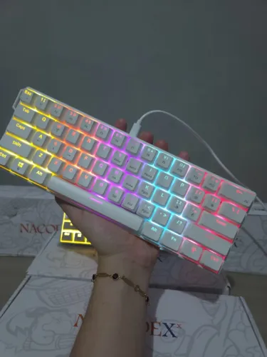 AJAZZ NK61 - Teclado Mecânico 60% Red Switch