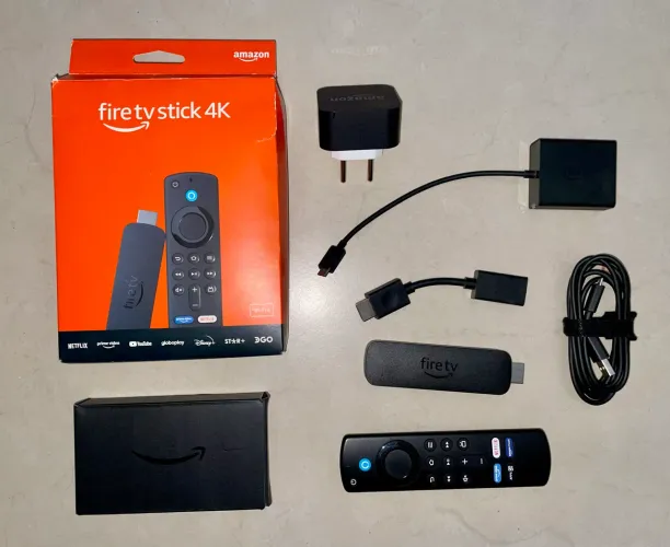 Fire Stick 4K 2 Geração Wi-Fi 6 + Ethernet