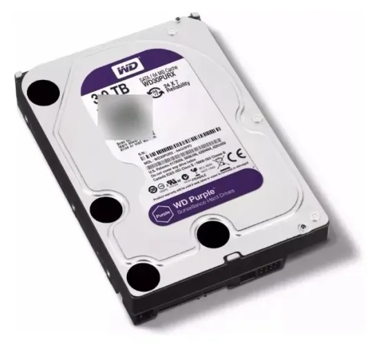Hd Wd 3tb Western Digital Purple Sata 64mb