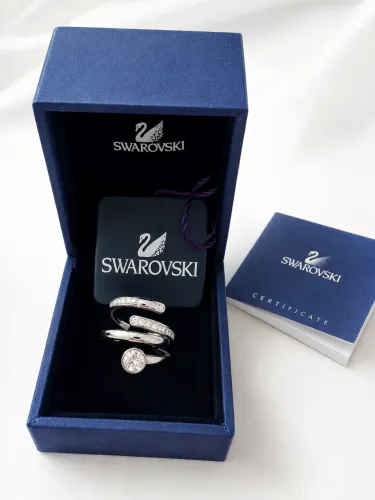 ANEL SWAROVSKI ORIGINAL - CONJUNTO COM 2 PEÇAS 