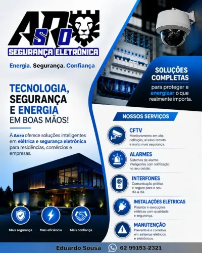 Eletricista e segurança eletrônica